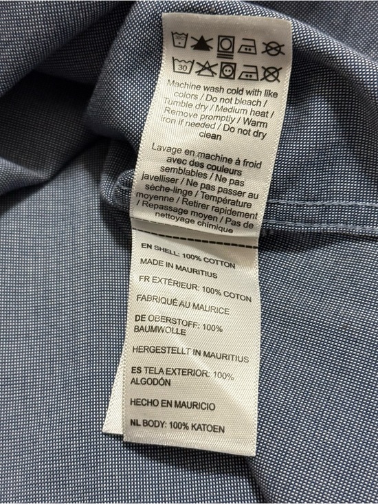 Untuckit Wrinkle Free Long Sleeve Button Up Shirt Men's Size XL Tall 35451 - Picture 8 of 10